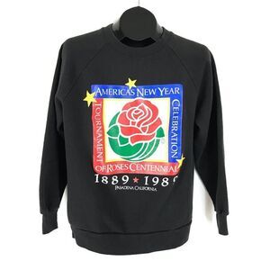 Vintage Tournament of Roses Centennial Sweatshirt Women's Large 1989 Rose Bowl
